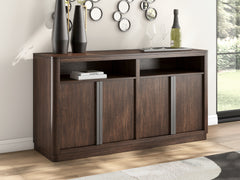 Floridian Furniture - Ashley Furniture - Dilenno Dining Server - Dining Room Server / Dark Brown - PCD857-60