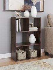 Floridian Furniture - Ashley Furniture - Glosmount Six Cube Organizer - Six Cube Organizer / Cherry/Light Brown - EA1055-3X2