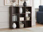 Floridian Furniture - Ashley Furniture - Glosmount Nine Cube Organizer - Nine Cube Organizer / Cherry/Light Brown - EA1055-3X3