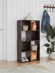 Floridian Furniture - Ashley Furniture - Glosmount Eight Cube Organizer - Eight Cube Organizer / Cherry/Light Brown - EA1055-4X2
