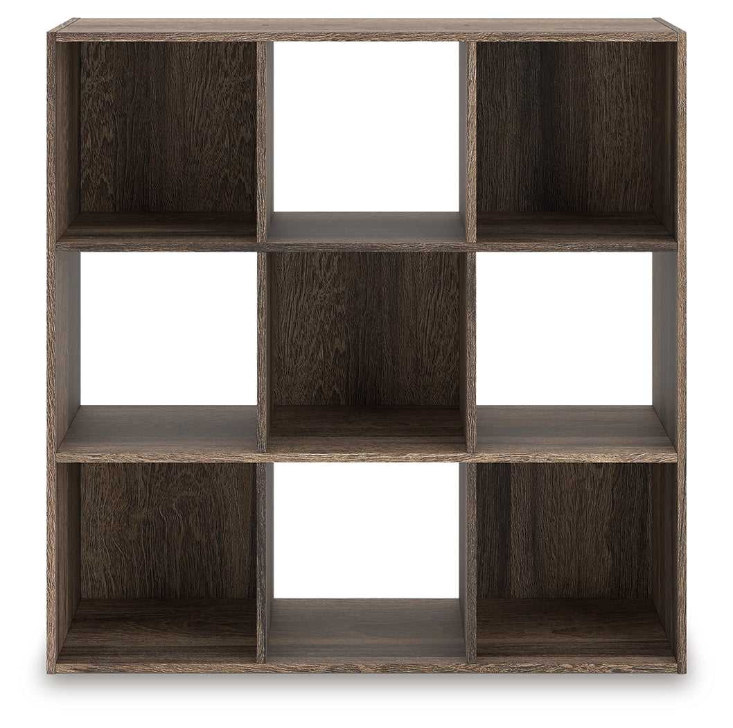 Floridian Furniture - Ashley Furniture - Shallifer Nine Cube Organizer - Nine Cube Organizer / Brown - EA1104-3X3