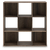 Floridian Furniture - Ashley Furniture - Shallifer Nine Cube Organizer - Nine Cube Organizer / Brown - EA1104-3X3