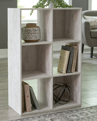 Floridian Furniture - Ashley Furniture - Paxberry Six Cube Organizer - Six Cube Organizer / Whitewash - EA1811-3X2