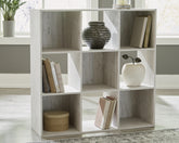 Floridian Furniture - Ashley Furniture - Paxberry Nine Cube Organizer - Nine Cube Organizer / Whitewash - EA1811-3X3