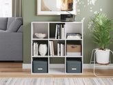 Floridian Furniture - Ashley Furniture - Onita Nine Cube Organizer - Nine Cube Organizer / White - EA9630-3X3