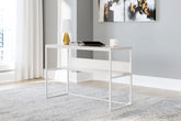 Floridian Furniture - Ashley Furniture - Deznee Office Desk - Home Office Desk / White - H162-14