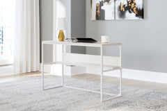 Floridian Furniture - Ashley Furniture - Deznee Office Desk - Home Office Desk / White - H162-14