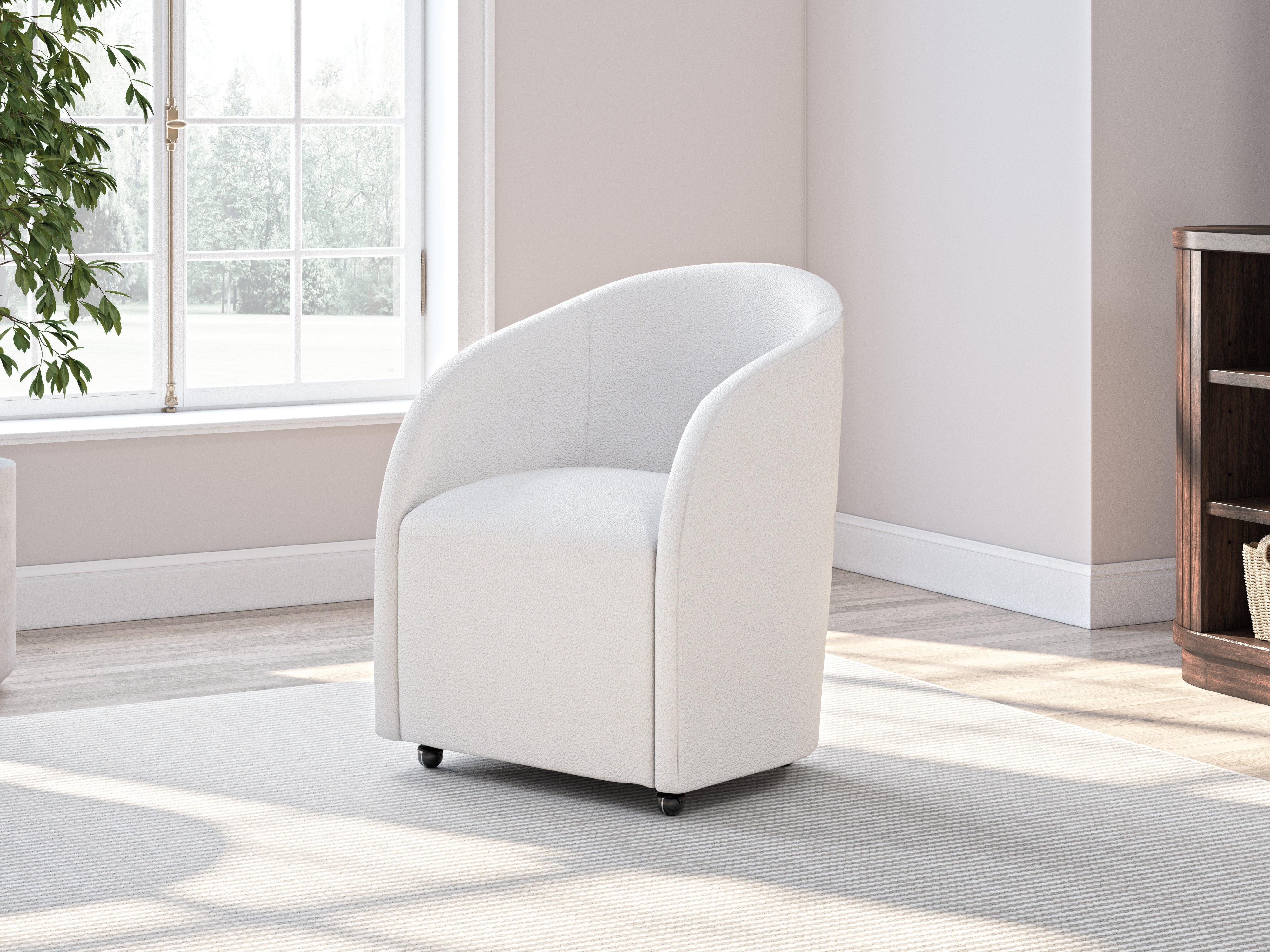 Floridian Furniture - Ashley Furniture - Korestone Desk Chair - Home Office Desk Chair (1/CN) / White - H687-01A