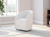 Floridian Furniture - Ashley Furniture - Korestone Desk Chair - Home Office Desk Chair (1/CN) / White - H687-01A