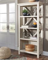 Floridian Furniture - Ashley Furniture - Carynhurst Bookcase - Large Bookcase / Whitewash - H755-17
