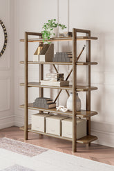 Floridian Furniture - Ashley Furniture - Roanhowe Bookcase - Bookcase / Brown - H769-70