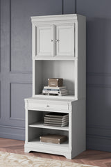 Floridian Furniture - Ashley Furniture - Kanwyn Bookcase - Bookcase / Whitewash - H777H7