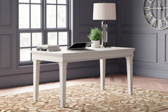 Floridian Furniture - Ashley Furniture - Kanwyn Office Desk - Home Office Desk / Whitewash - H777-44