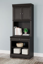 Floridian Furniture - Ashley Furniture - Beckincreek Bookcase - Bookcase / Black - H778H7