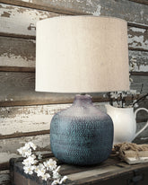 Floridian Furniture - Ashley Furniture - Malthace Lighting - Table Lamp (Set of 2) / Patina - L207304X2