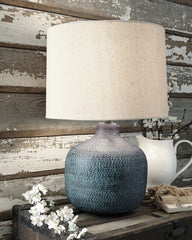 Floridian Furniture - Ashley Furniture - Malthace Lighting - Table Lamp (Set of 2) / Patina - L207304X2