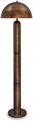 Floridian Furniture - Ashley Furniture - Wendfield Lighting - Metal Floor Lamp (1/CN) / Antique Copper Finish - L208431