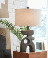 Floridian Furniture - Ashley Furniture - Danacy Lighting - Table Lamp (Set of 2) / Distressed Black - L235754X2
