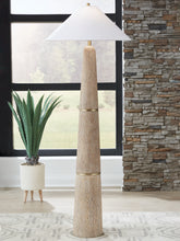 Floridian Furniture - Ashley Furniture - Gasparleigh Lighting - Poly Floor Lamp (1/CN) / Brown/Gold Finish - L235811