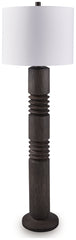 Floridian Furniture - Ashley Furniture - Fainwell Lighting - Poly Floor Lamp (1/CN) / Distressed Black - L235861