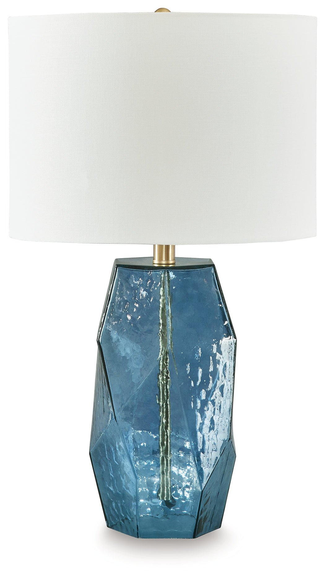 Floridian Furniture - Ashley Furniture - Tallow Lighting - Glass Table Lamp (1/CN) / Blue - L430854