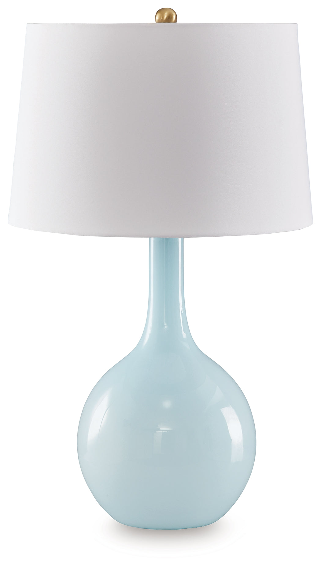 Floridian Furniture - Ashley Furniture - Rylanton Lighting - Glass Table Lamp (1/CN) / Aqua - L430874