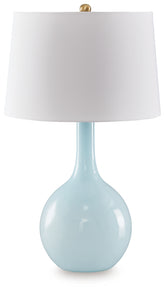 Floridian Furniture - Ashley Furniture - Rylanton Lighting - Glass Table Lamp (1/CN) / Aqua - L430874