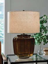 Floridian Furniture - Ashley Furniture - Bainmore Lighting - Glass Table Lamp (1/CN) / Amber - L430914