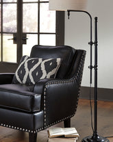 Floridian Furniture - Ashley Furniture - Anemoon Lighting - Metal Floor Lamp (1/CN) / Black - L734251