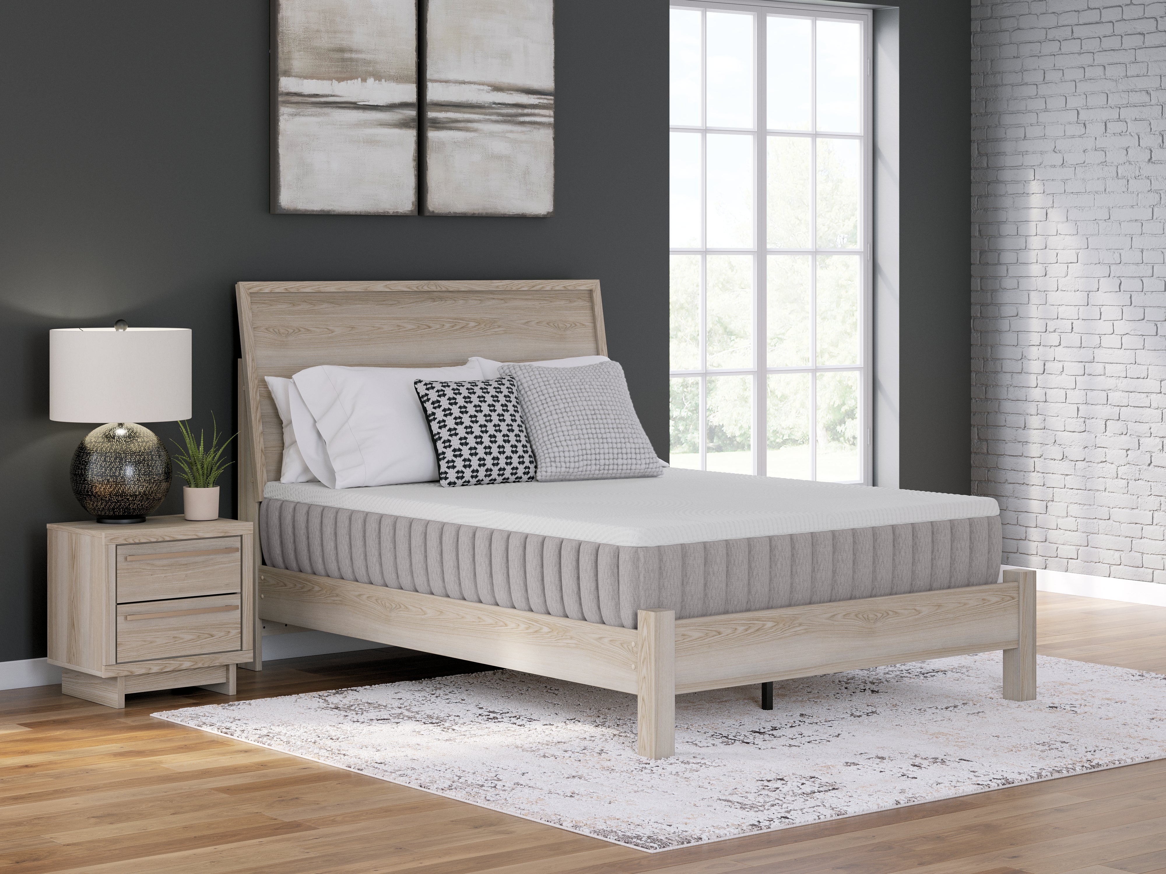 Floridian Furniture - Ashley Furniture - Terra Sleep Medium Mattresses - Queen / White - M52331