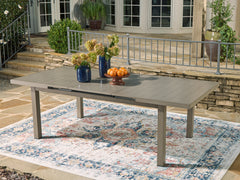 Floridian Furniture - Ashley Furniture - Beach Front Outdoor - RECT Dining Room EXT Table / Beige - P323-635