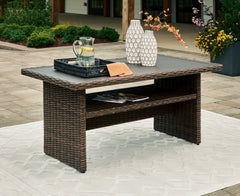 Floridian Furniture - Ashley Furniture - Brook Ranch Outdoor - RECT Multi-Use Table / Brown - P465-625