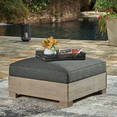 Floridian Furniture - Ashley Furniture - Citrine Park Outdoor - Armless Chair w/Cushion (1/CN) / Brown/Charcoal - P660-846