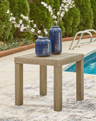 Floridian Furniture - Ashley Furniture - Silo Point Outdoor - Square End Table / Brown - P804-702
