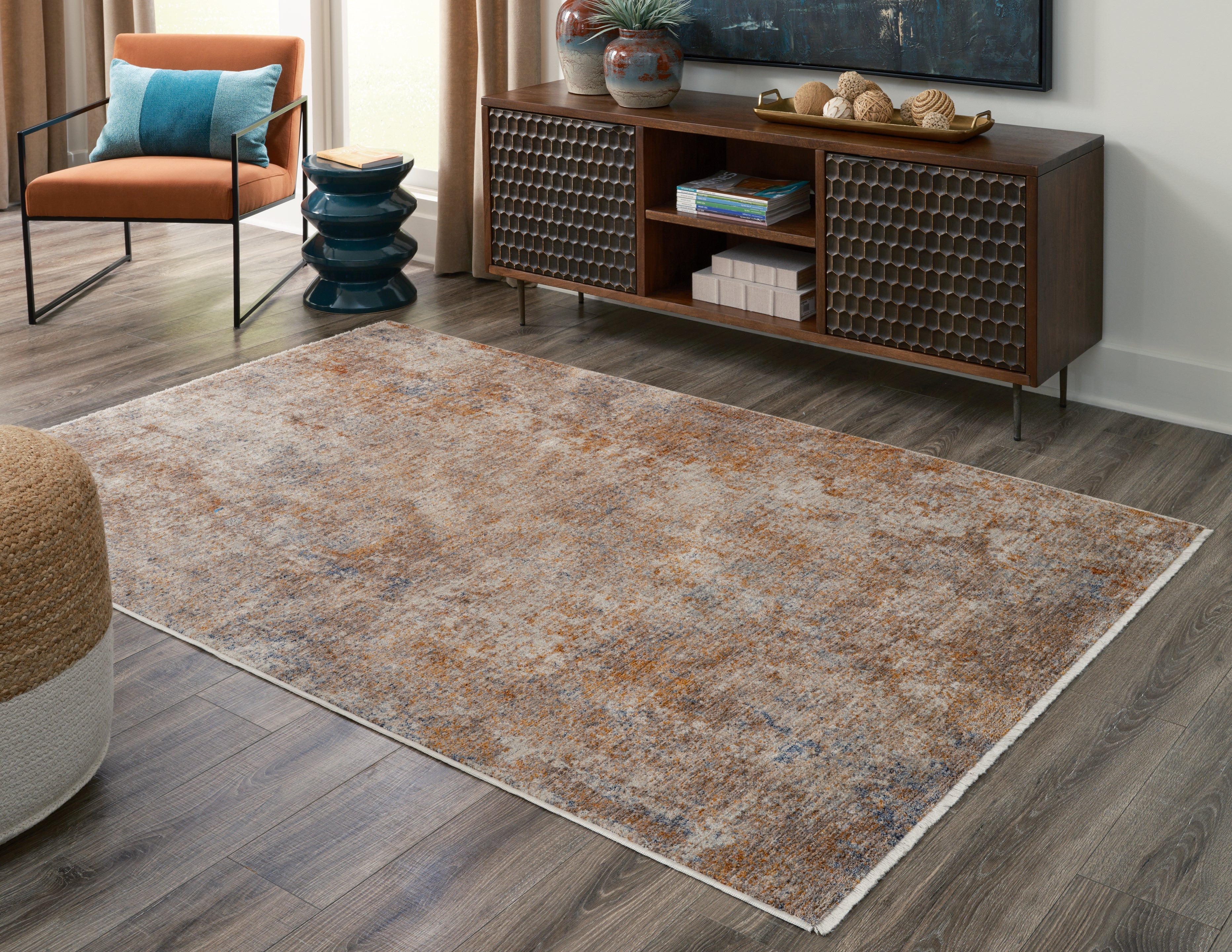 Floridian Furniture - Ashley Furniture - Mauville Rug - 5' x 7'10" Rug / Multi - R405332