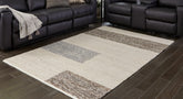 Floridian Furniture - Ashley Furniture - Barus Rug - 5' x 7' Rug / Beige/Brown/Gray - R406402