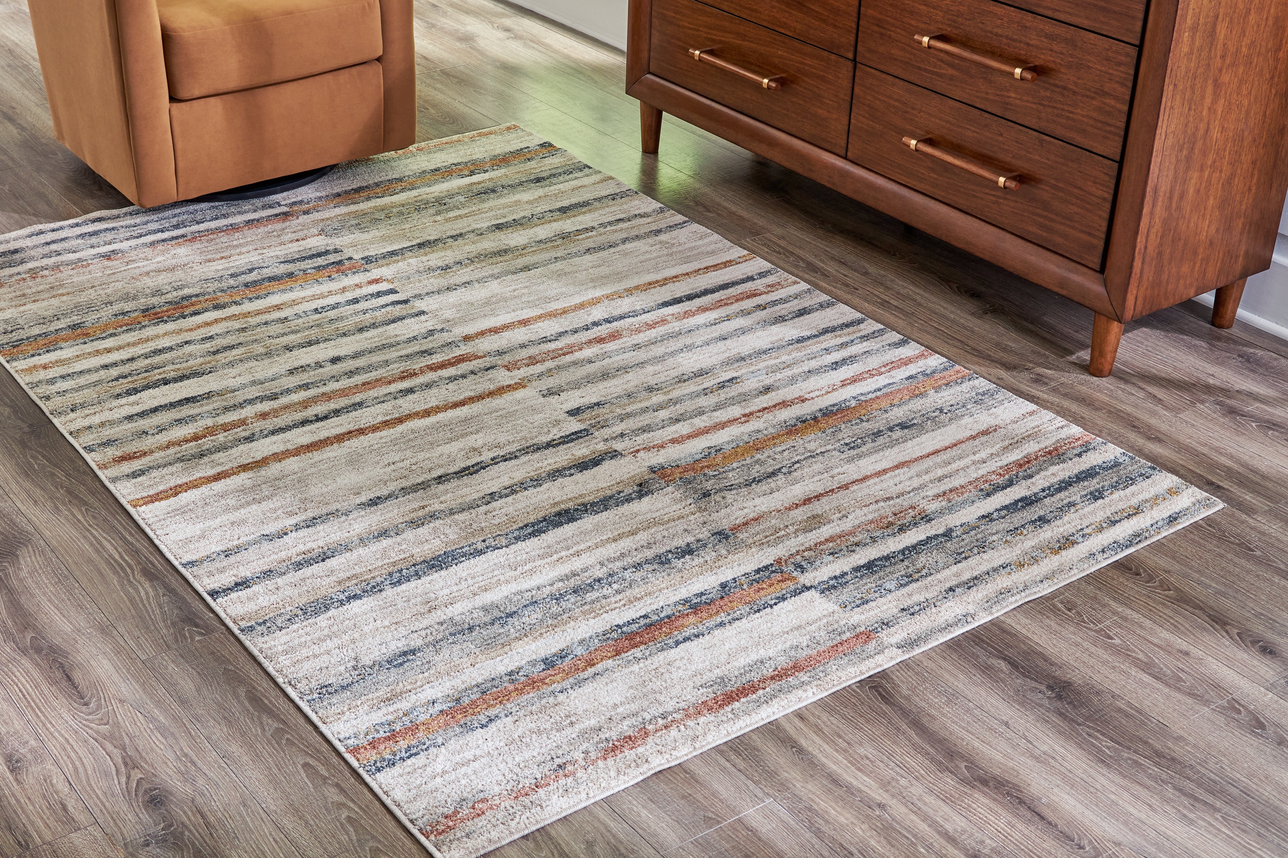 Floridian Furniture - Ashley Furniture - Kemart Rug - 5' x 7' Rug / Multi - R406682