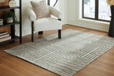 Floridian Furniture - Ashley Furniture - Jossen Rug - 8' x 10' Rug / Ivory/Gray - R406831