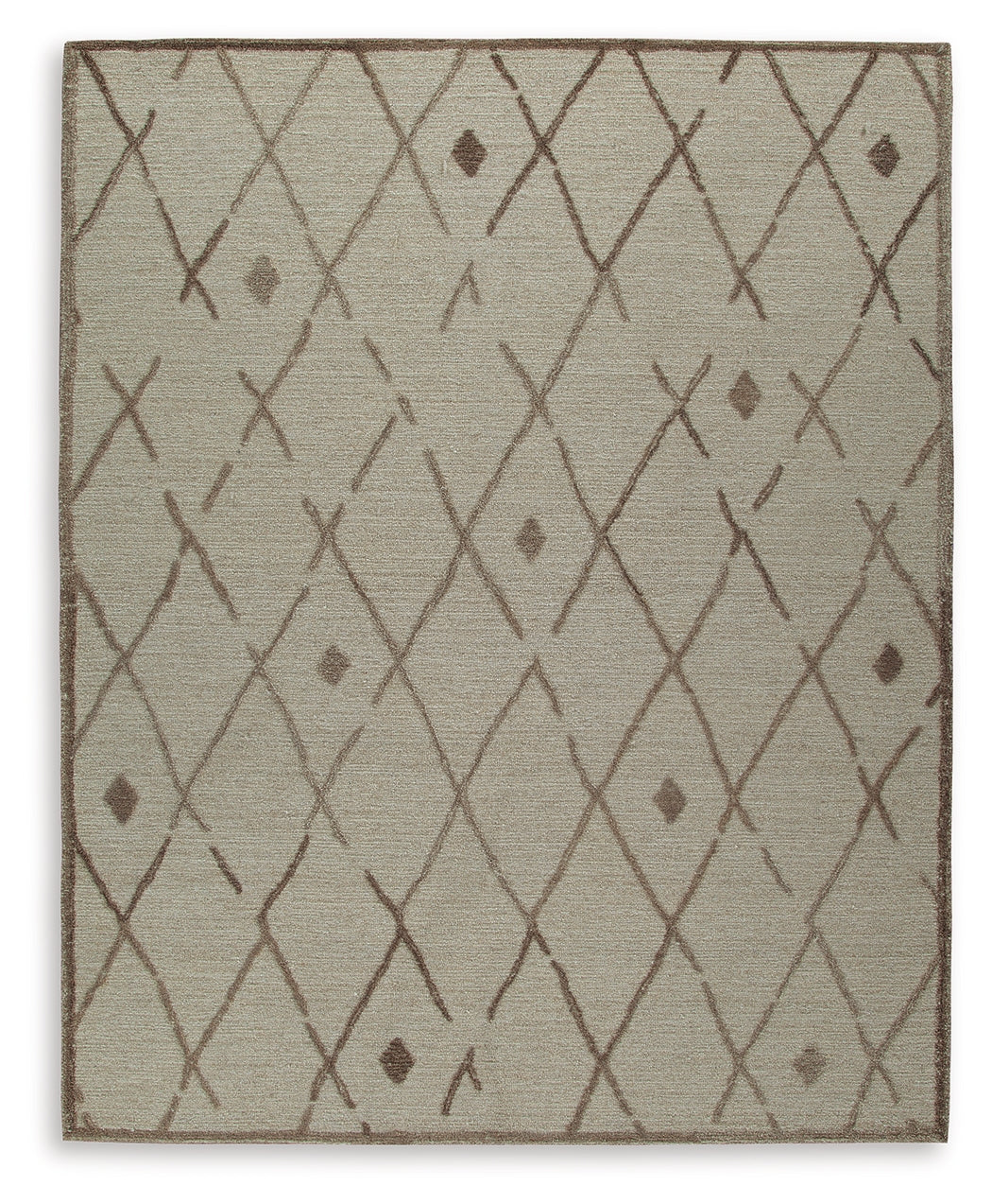 Floridian Furniture - Ashley Furniture - Guyford Rug - 5' x 7' Rug / Beige/Brown - R406872