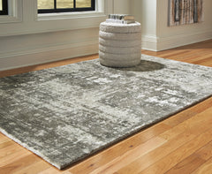 Floridian Furniture - Ashley Furniture - Valmontic Rug - 8' x 10' Rug / Gray - R406921