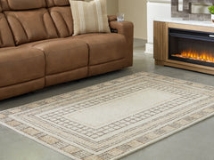 Floridian Furniture - Ashley Furniture - Idaman Rug - Medium Rug / Taupe/Brown - R407292