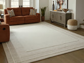 Floridian Furniture - Ashley Furniture - Teelgan Rug - Extra Large Rug / Ivory/Tan - R407310