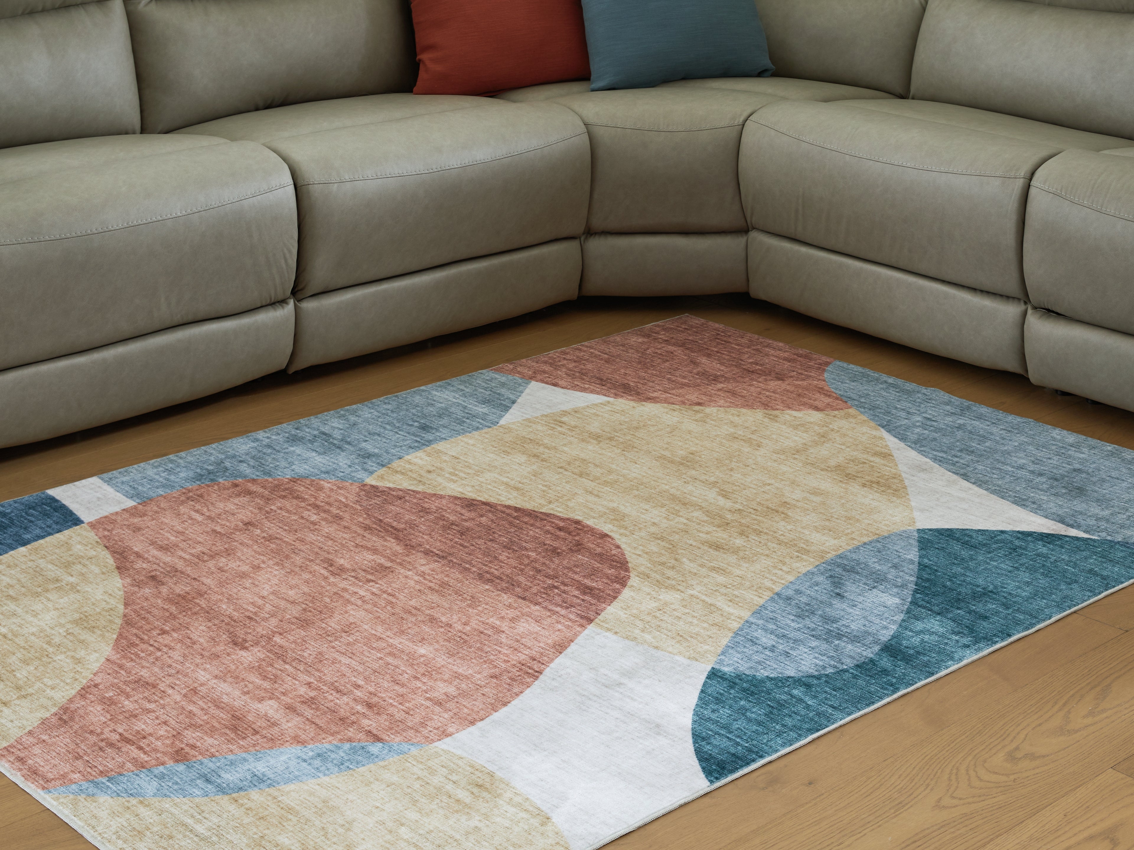 Floridian Furniture - Ashley Furniture - Chanleigh Rug - Washable 5' x 7' Area Rug / Multi - R407372