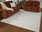 Floridian Furniture - Ashley Furniture - Malvinsboro Rug - Washable 5' x 7' Area Rug / Sandstone - R407442