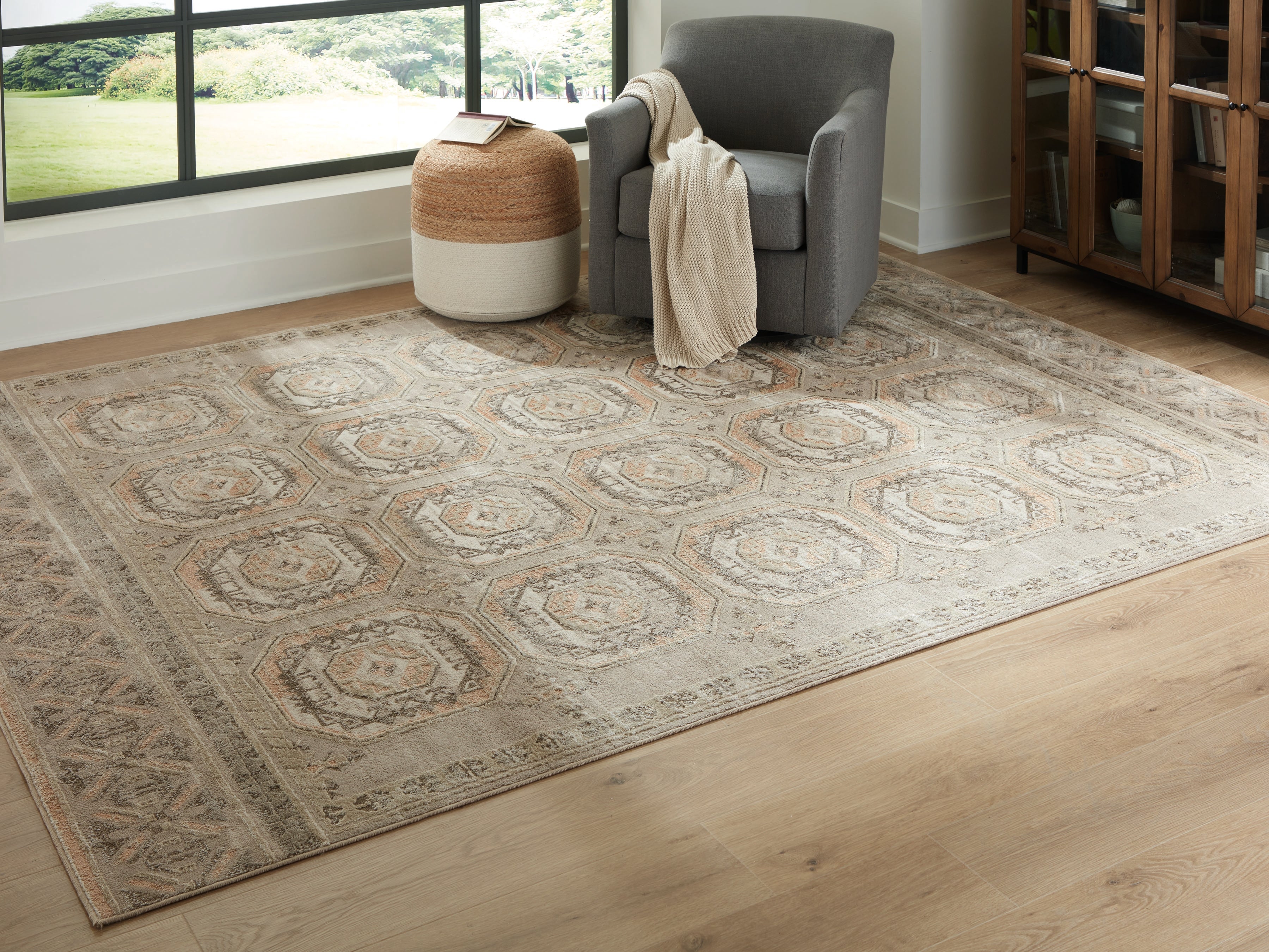 Floridian Furniture - Ashley Furniture - Bachby Rug - 5'3" x 7' Area Rug / Multi - R407682