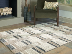 Floridian Furniture - Ashley Furniture - Alstone Rug - 5'3" x 7' Area Rug / Multi - R407732