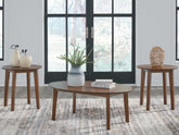 Floridian Furniture - Ashley Furniture - Gordonay Table (Set of 3) - Occasional Table Set (3/CN) / Brown - T155-13