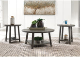 Floridian Furniture - Ashley Furniture - Caitbrook Table (Set of 3) - Occasional Table Set (3/CN) / Gray - T188-13
