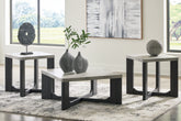 Floridian Furniture - Ashley Furniture - Sharstorm Table (Set of 3) - Occasional Table Set (3/CN) / Two-tone Gray - T251-13