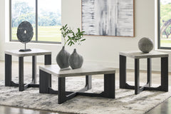 Floridian Furniture - Ashley Furniture - Sharstorm Table (Set of 3) - Occasional Table Set (3/CN) / Two-tone Gray - T251-13
